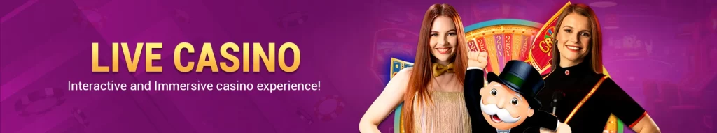 betpk website image 126 showing live casino banner
